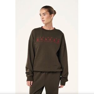 151. P.E NATION P.E NATION Worldwide Sweatshirt in Tarmac $149 Small NWT